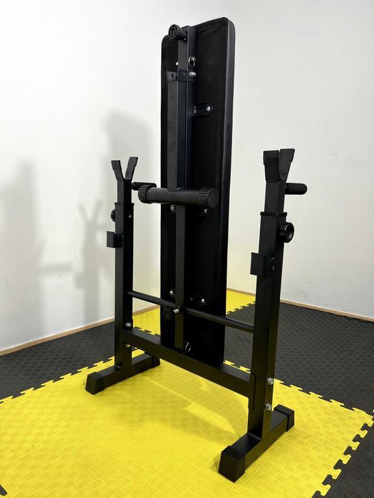 Zestaw Do Ćwiczeń 126kg Hantle Siłownia Atlas Ławka Obciążenie Sztanga