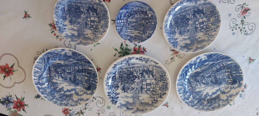 Conjunto de pratos ingleses