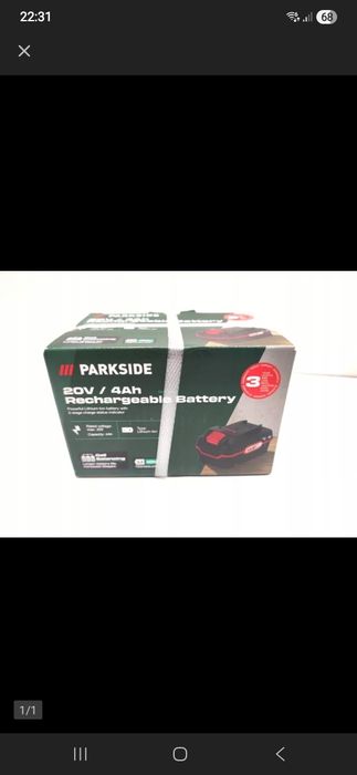 Akumulator Li-lon Parkside 20v 4Ah