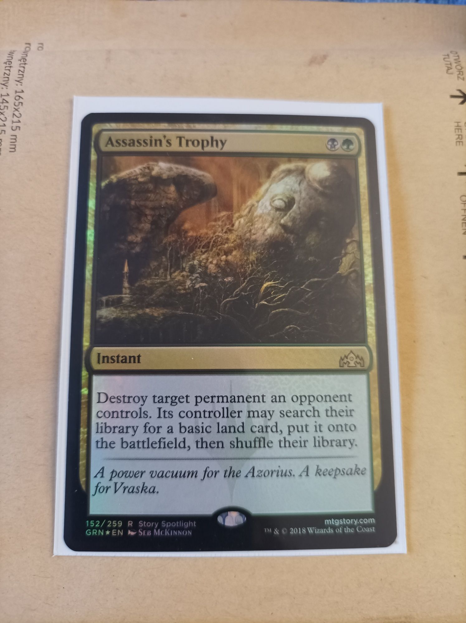 Karta MTG Assassin's Trophy Foil