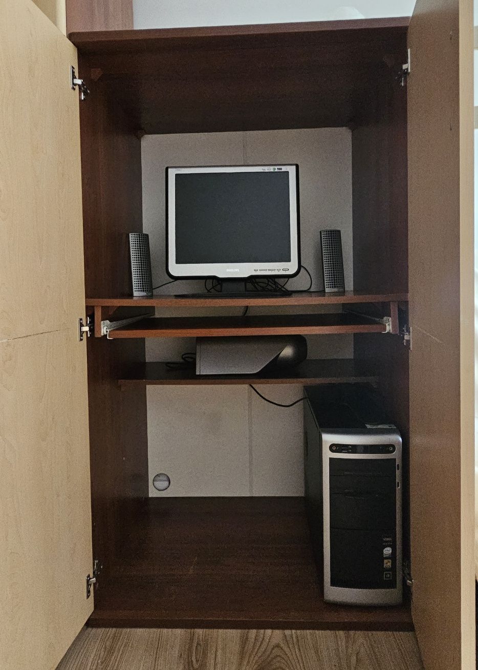 Biurko - szafka na komputer - sekretarzyk