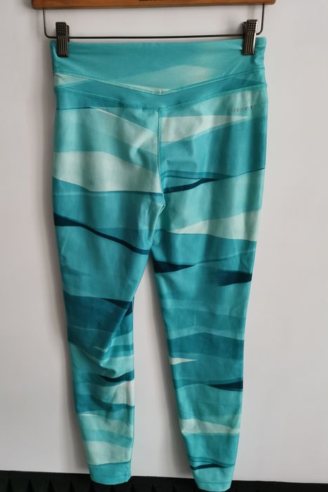 Nike legginsy sportowe damskie logowane wzór S