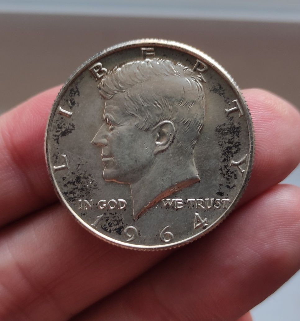 Монета 1/2 HALF DOLLAR 1964