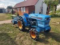 Traktor traktorek HINOMOTO E-14D 4X4 +GLEBOGRYZARKA