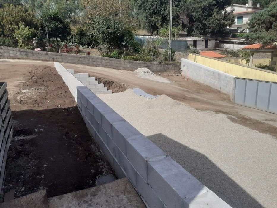 Trabalho de renovação e construção