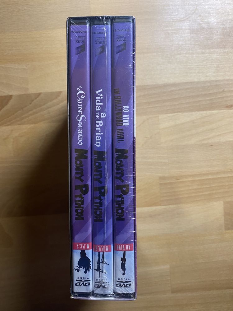 Monty Phython - pack 3 DVD’s selados na caixa