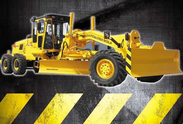 Równiarka drogowa MISTA RD-165H 6x6 2776mth 2009r, O&K, new holland