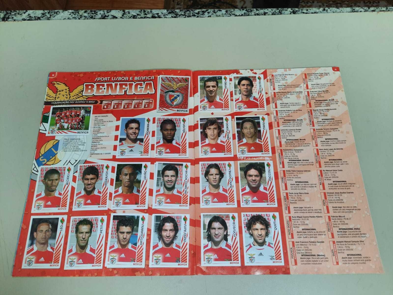 Caderneta Futebol 2006/2007 Completa Panini