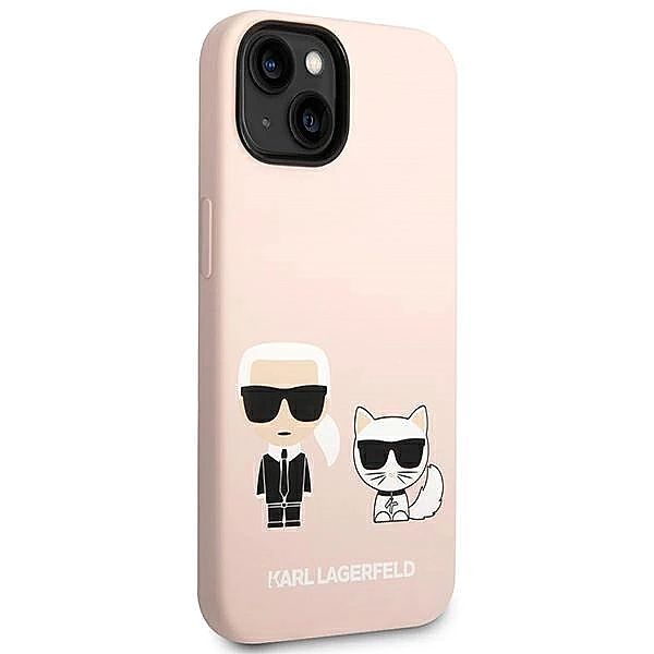 Etui Karl Lagerfeld Silicone Karl&Choupette MagSafe na iPhone 14 Plus