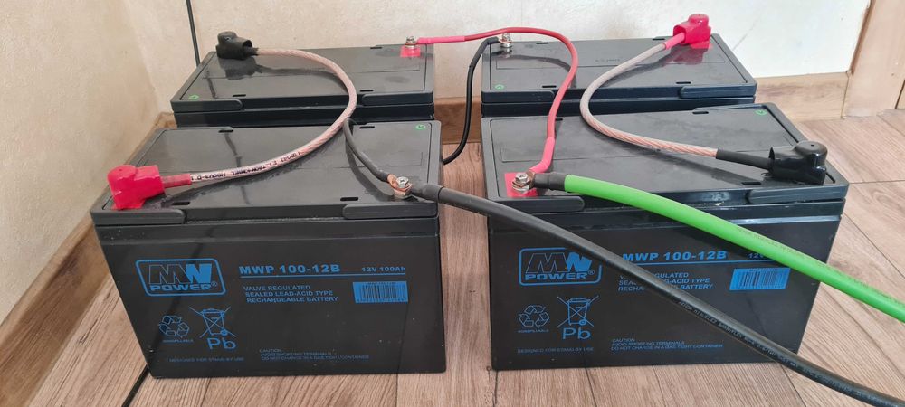 Інвертор Must PV18-3024 VMPK 3 кВт, Аккумулятор MW POWER 12V 100Ah