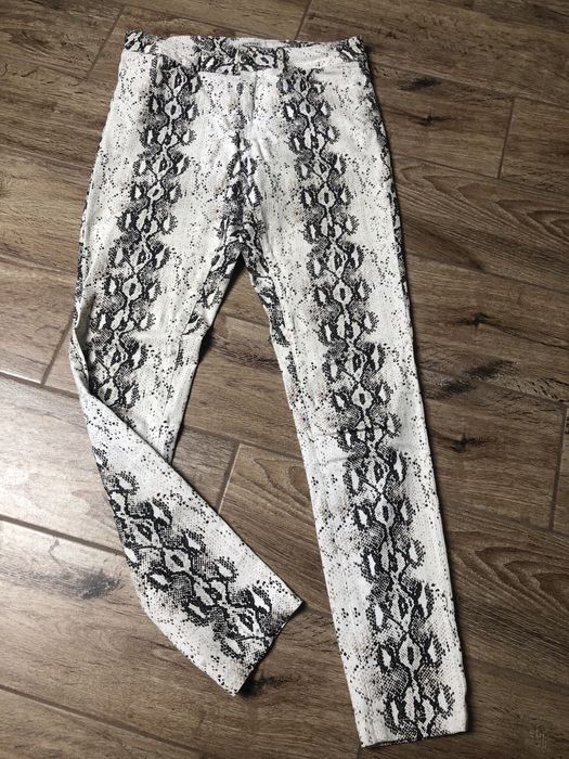 Spodnie orsay rozmiar S 36 nowe wzor węża print