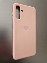 Vennus Silicone Heart Case Samsung   A13 5G/A04S jasnoróżowy