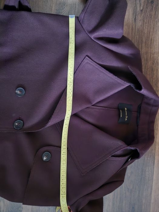 Płaszcz massimo dutti 40 z wełną