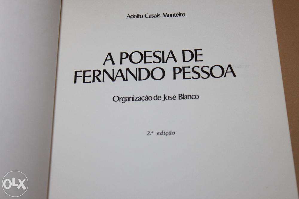 A Poesia de Fernando Pessoa de Adolfo Casais Monteiro
