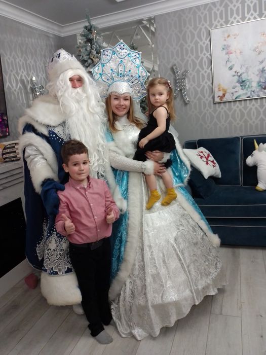 Святий Миколай  та снігова Королева аніматори на дім корпоратив