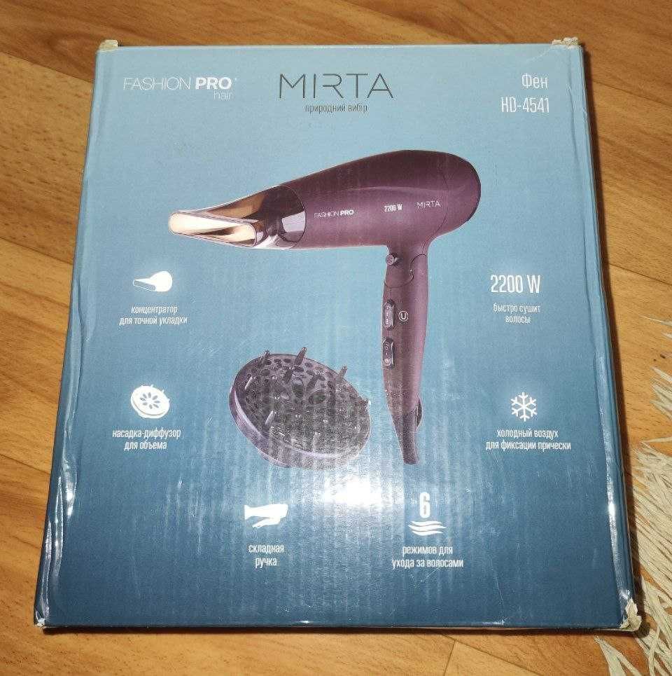 Фен Mirta. HD-4541. Новый.