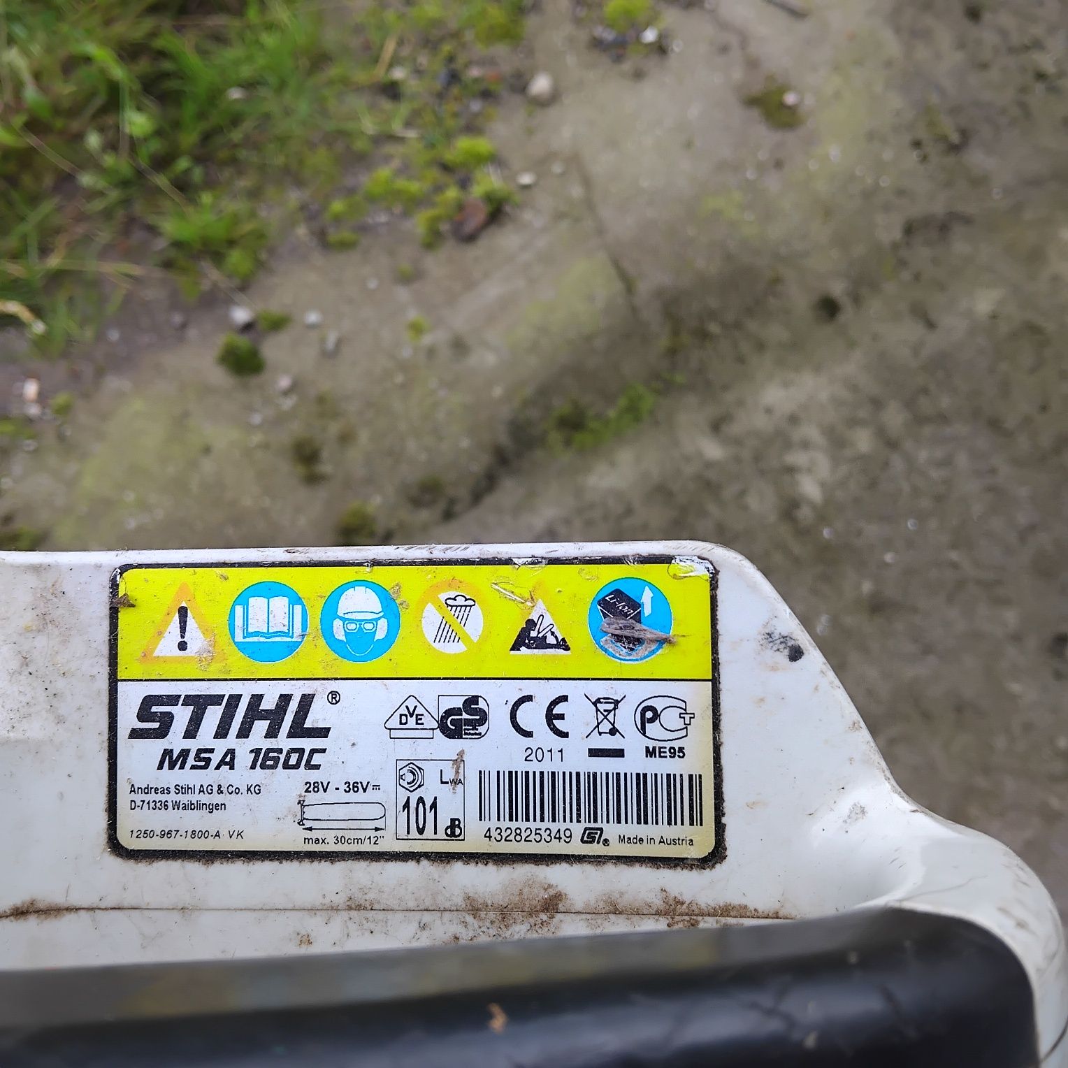 Piła akumulatorowa Stihl MSA 160 C