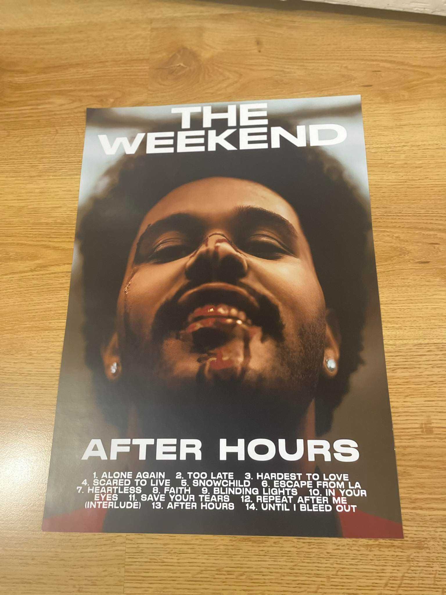 plakat the weeknd - after hours