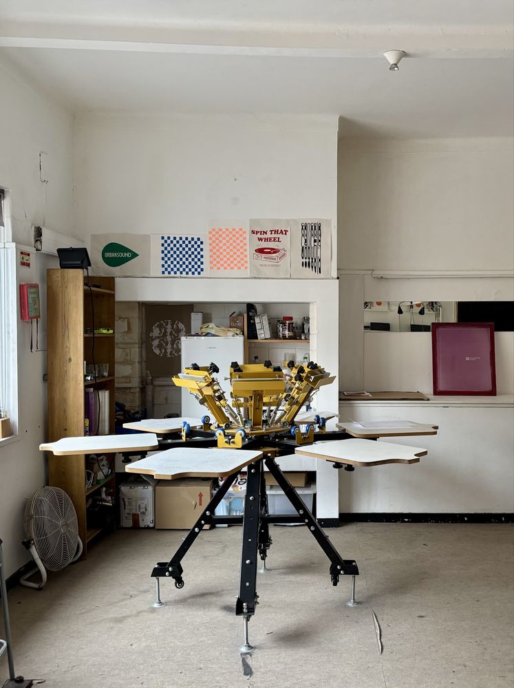 Carrossel Serigrafia Manual 6 cores