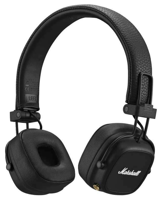 Навушники з мікрофоном Marshall Major IV Black (маршал мажор 4)