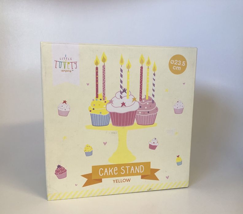 Cake stand amarelo