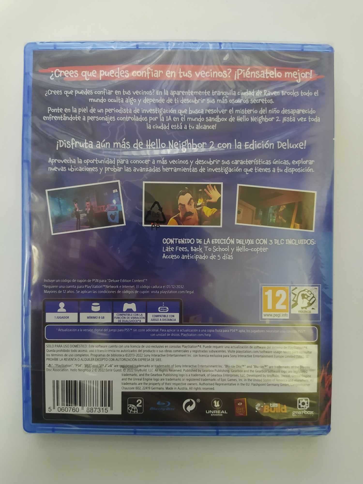 NOWA Hello Neighbor 2 PS4 Polskie napisy w grze PS4 i ps5
