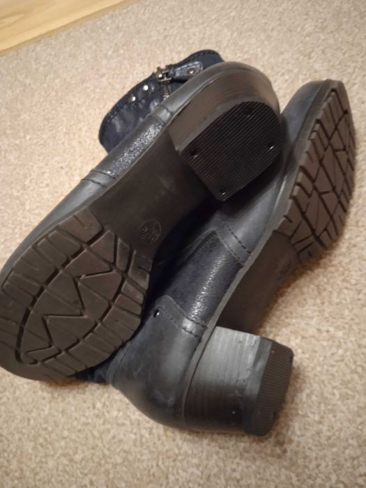 Botki, Medicus, skóra, szersze, 40 H