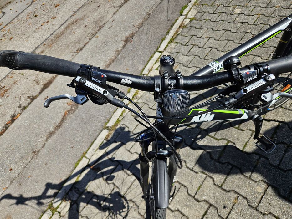 Чоловічий KTM Cross Sorano крос-трекінговий велосипед 3x10 SLX/XT