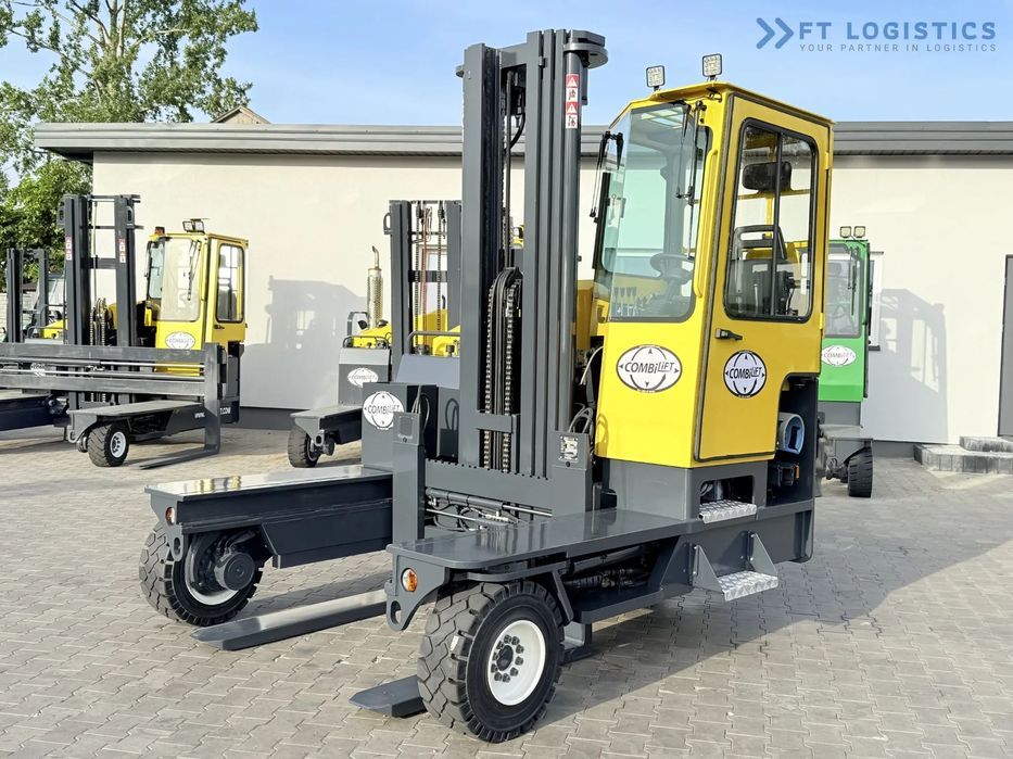 Combilift WÓZEK CZTEROKIERUNKOWY - WIELOKIERUNKOWY / C5000XL / GAS / TRIPLEX 6000MM / WOLNY SKOK / POZYCJONER WIDEŁ / OGRZEWANIE / WYSUWNE WIDŁY 1200/2000MM / PEŁNA OGRZEWANA KABINA / STAN IDEALNY / Szeroka oferta wózków czterokierunkowych i bocznych, dop