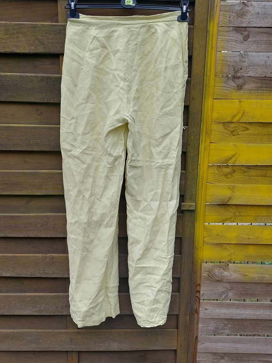 Spodnie damskie rozmiar 40 furma Monnari 100%LEN