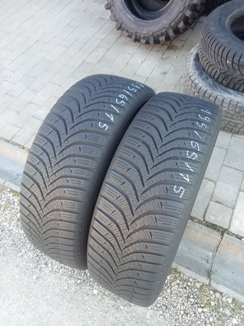 2x Opony Używane Całoroczne 195/65R15 Hancook