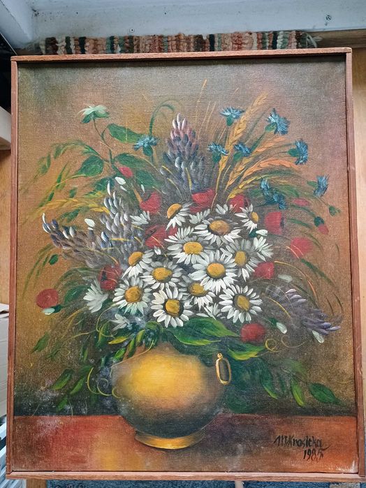 Obraz kwiaty martwa natura