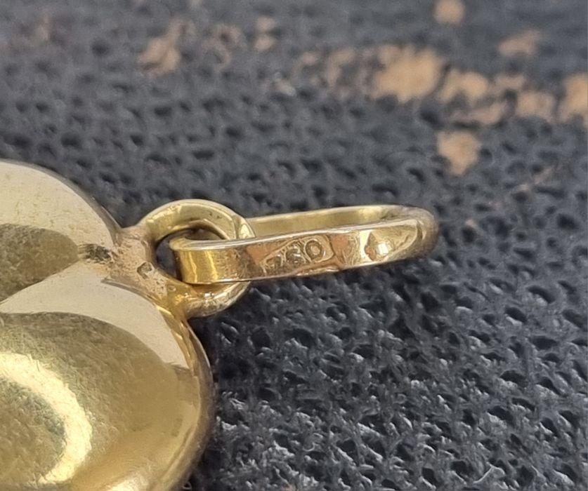 Złota zawieszka serduszko złoto 750