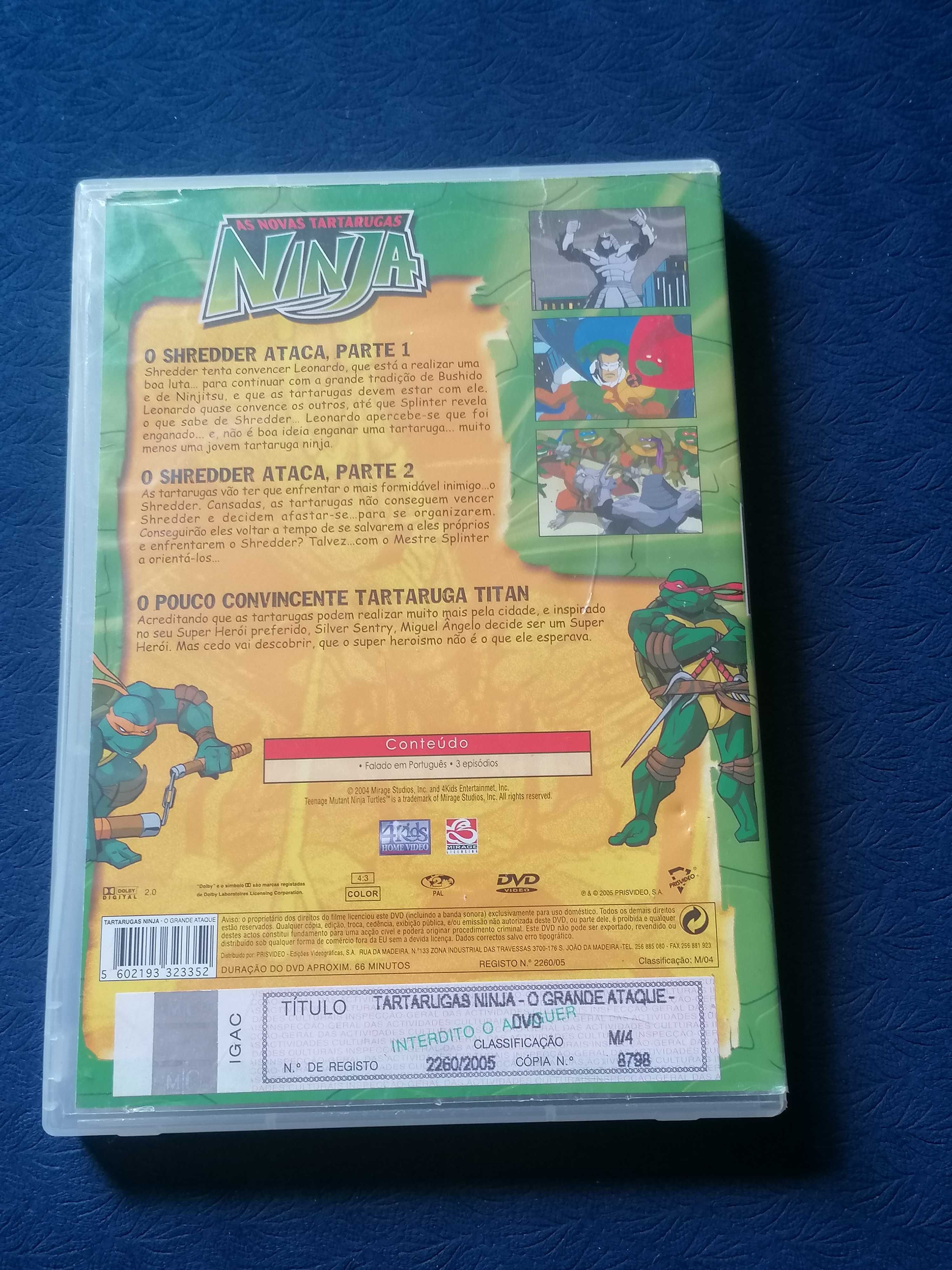 vhs As Novas Tartarugas Ninja
