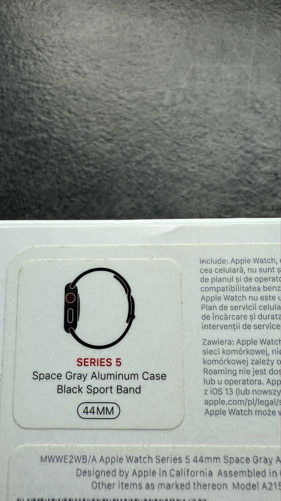 Apple watch 5 gps cellular 44 mm