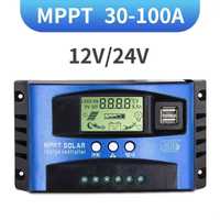 Controlador de Carga Solar MPPT * 30A - 100A * 12V / 24V