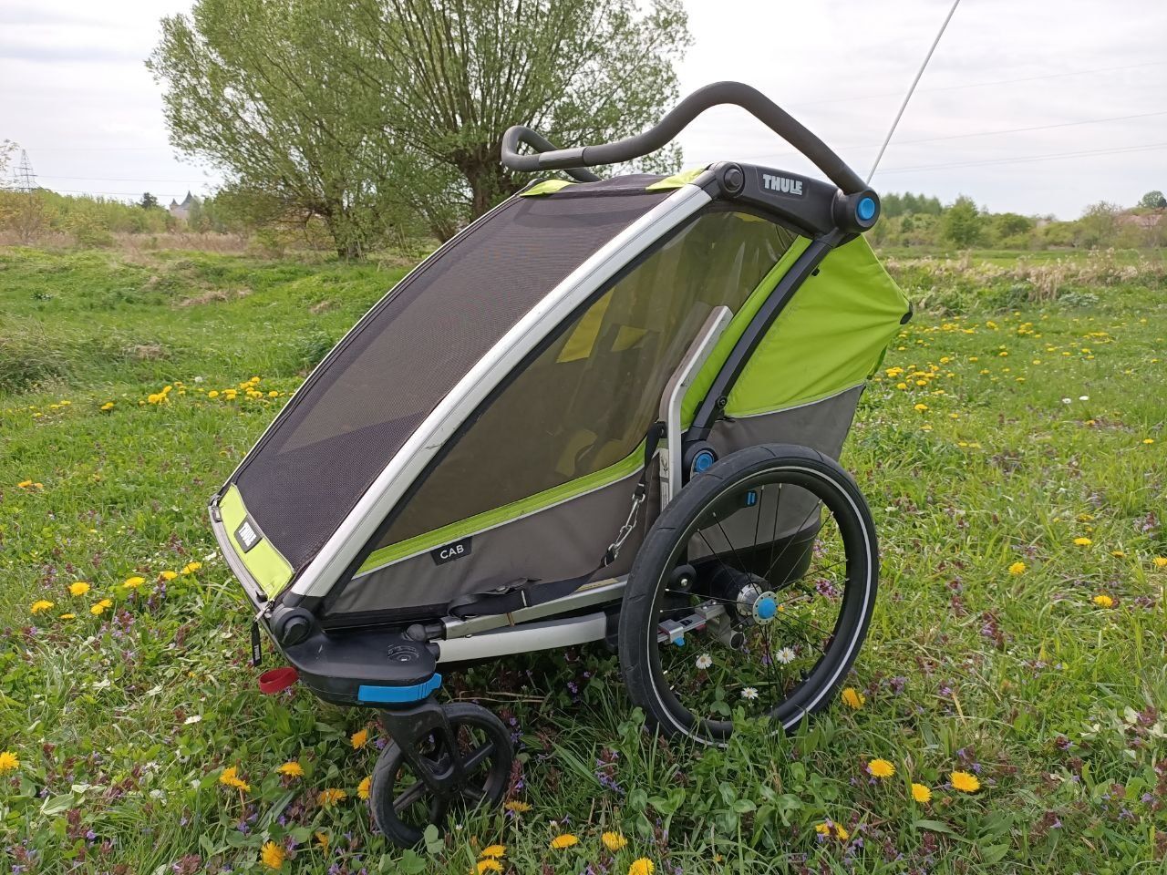 THULE Chariot Cab 2 - przyczepka rowerowa dla 2 dzieci