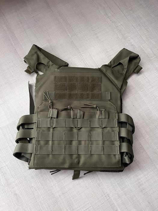 Kamizelka taktyczna zielona molle ASG