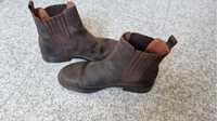 Botas 39 couro cano curto equitacao