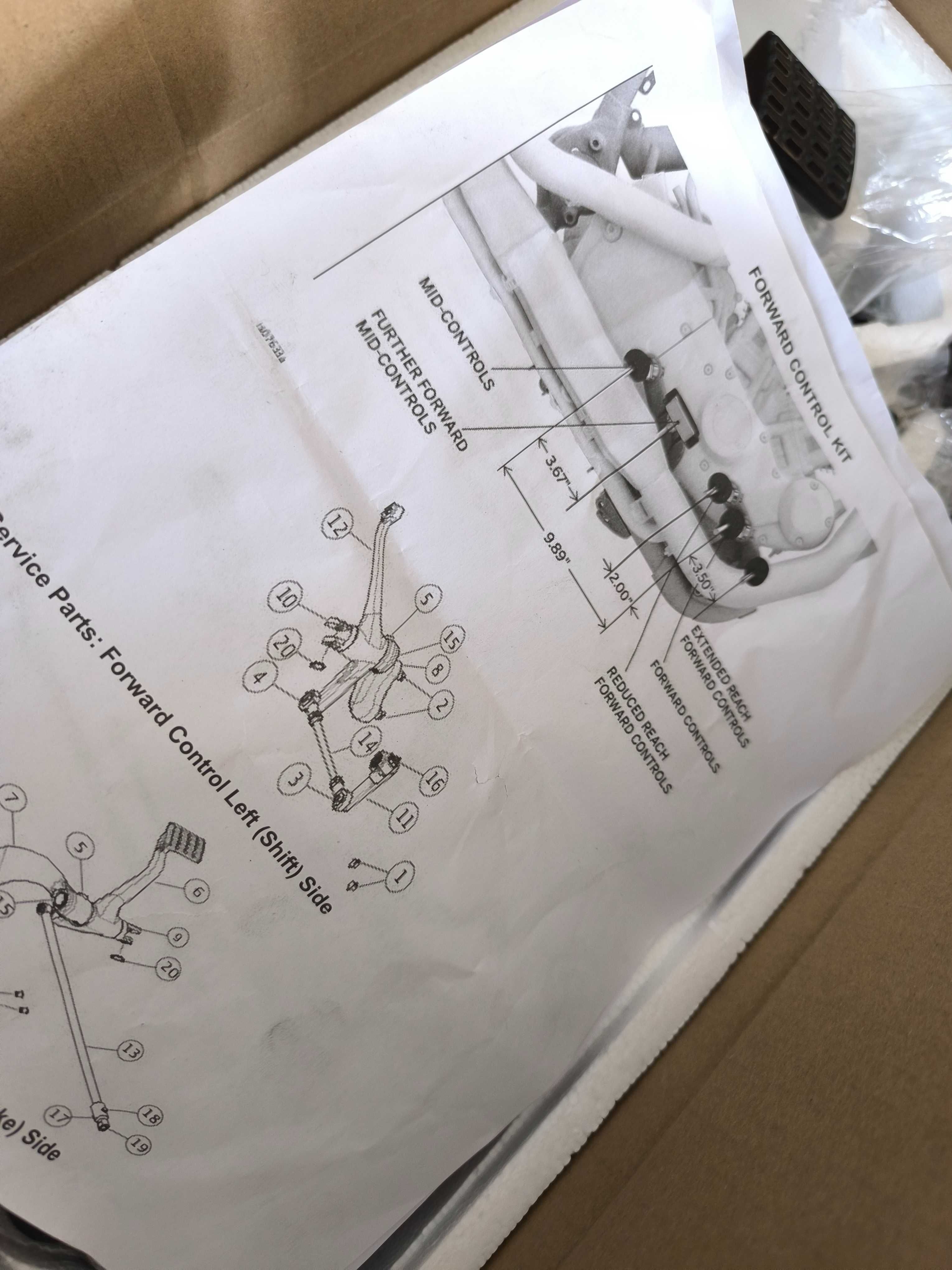 Comandos avançados para Harley Davidson Sporster anterior a 2003.