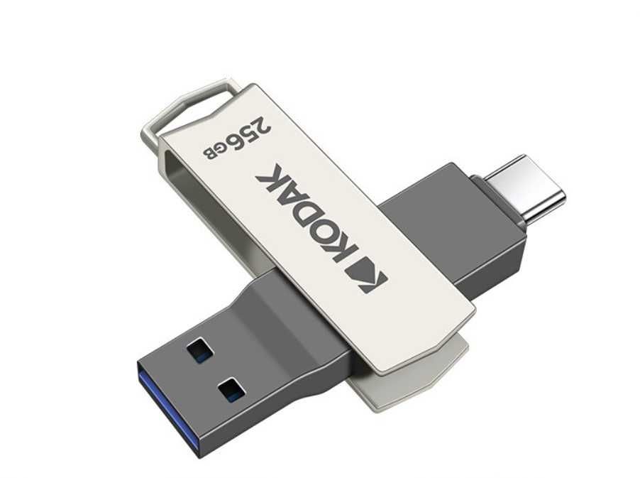 KODAK 2 in 1 - USB3.2 Type-C USB Flash Drive 256 Gb