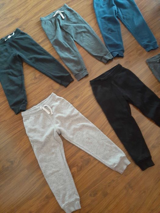 Pakiet spodni dresowych h&m dla chlopca 122