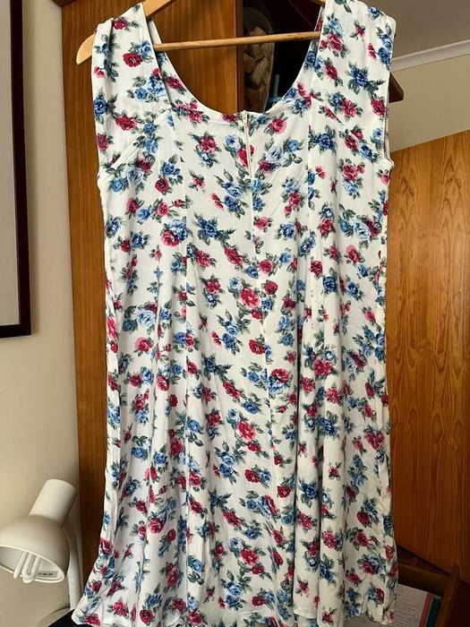 Vestido Floral Viscose