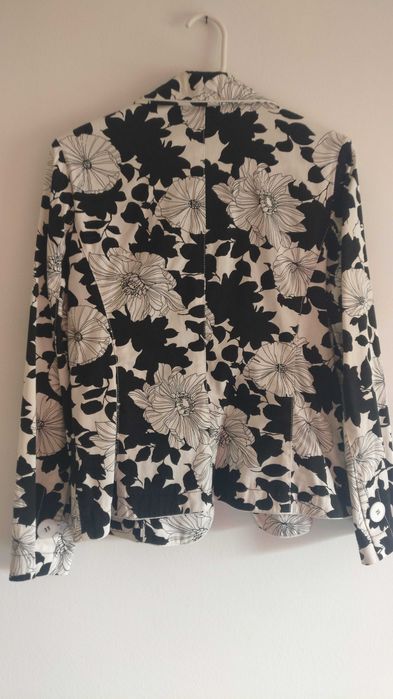 Blazer preto e branco
