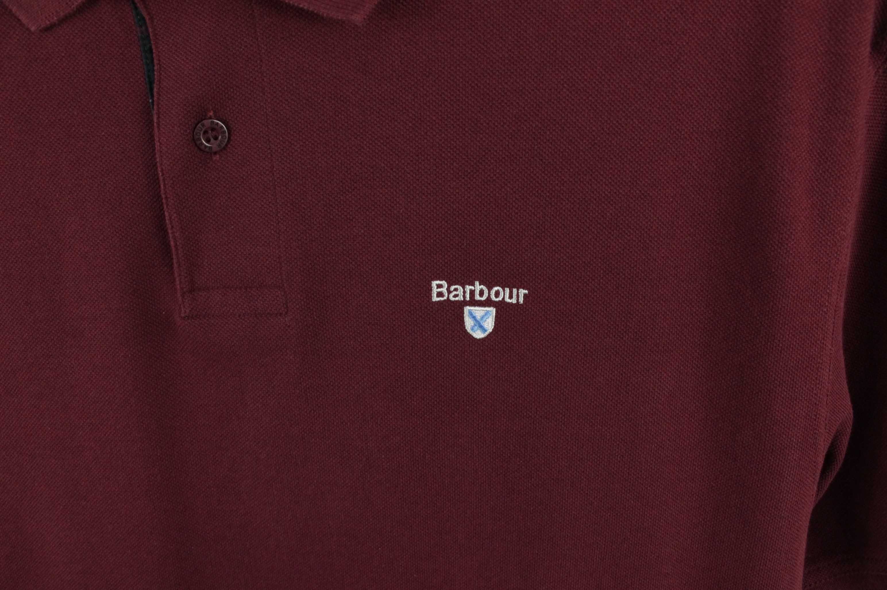 Якісне брендове поло футболка Barbour Tartan Pique Slim Fit ХЛ-ХХЛ