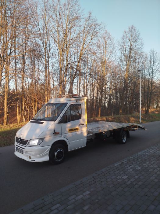 Pomoc drogowa Mercedes Sprinter 413 Laweta, 2003r, Dmc 3.5t, Polecam !