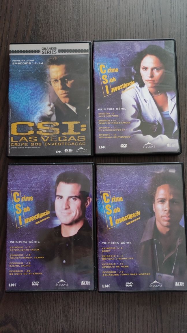 DVDs CSI Crime sob investigação - primeira temporada