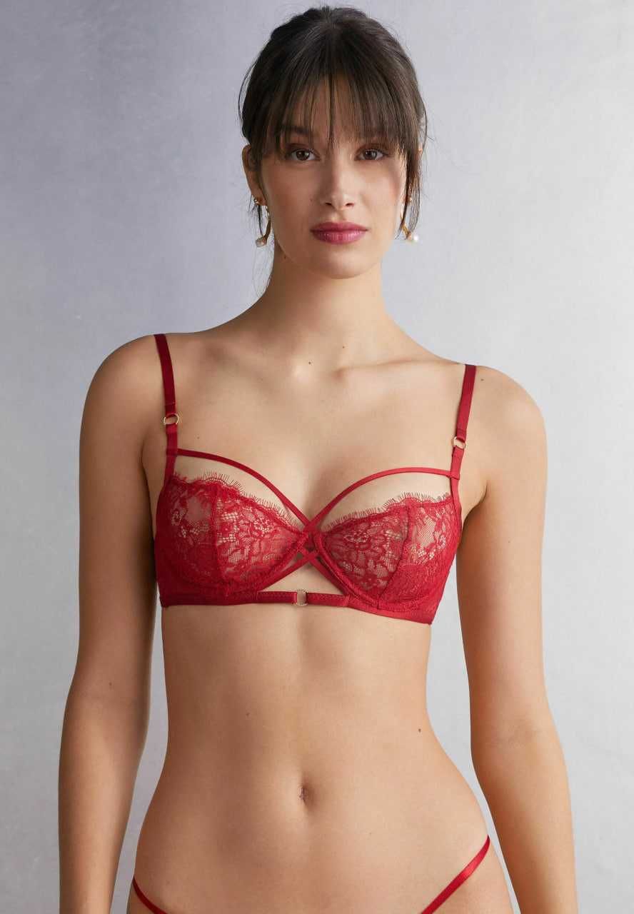 Intimissimi Комплект білизни Intricate Surface Red Оригінал