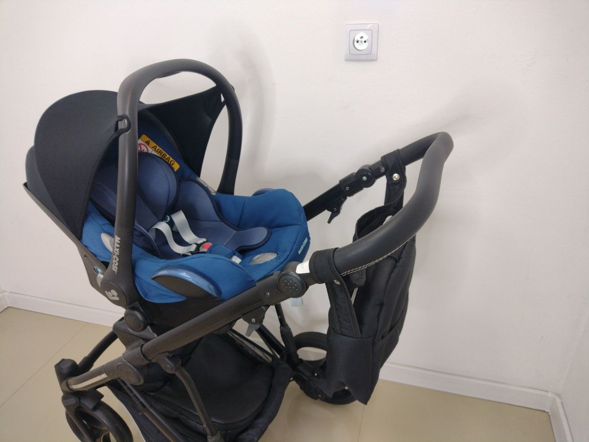 Wysyłka/odbiór wózek 3w1 Bebetto Pascal+ Maxi Cosi cabriofix