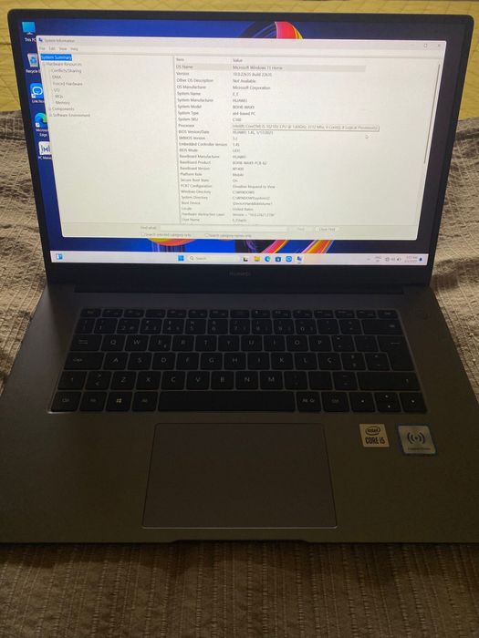 Laptop Huawei MateBook D15 15-inch - i5 Intel PC Portátil